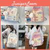 Spacious And Stylish Korean Design Backpack Unisex Casual Waterproof Nylon Bag