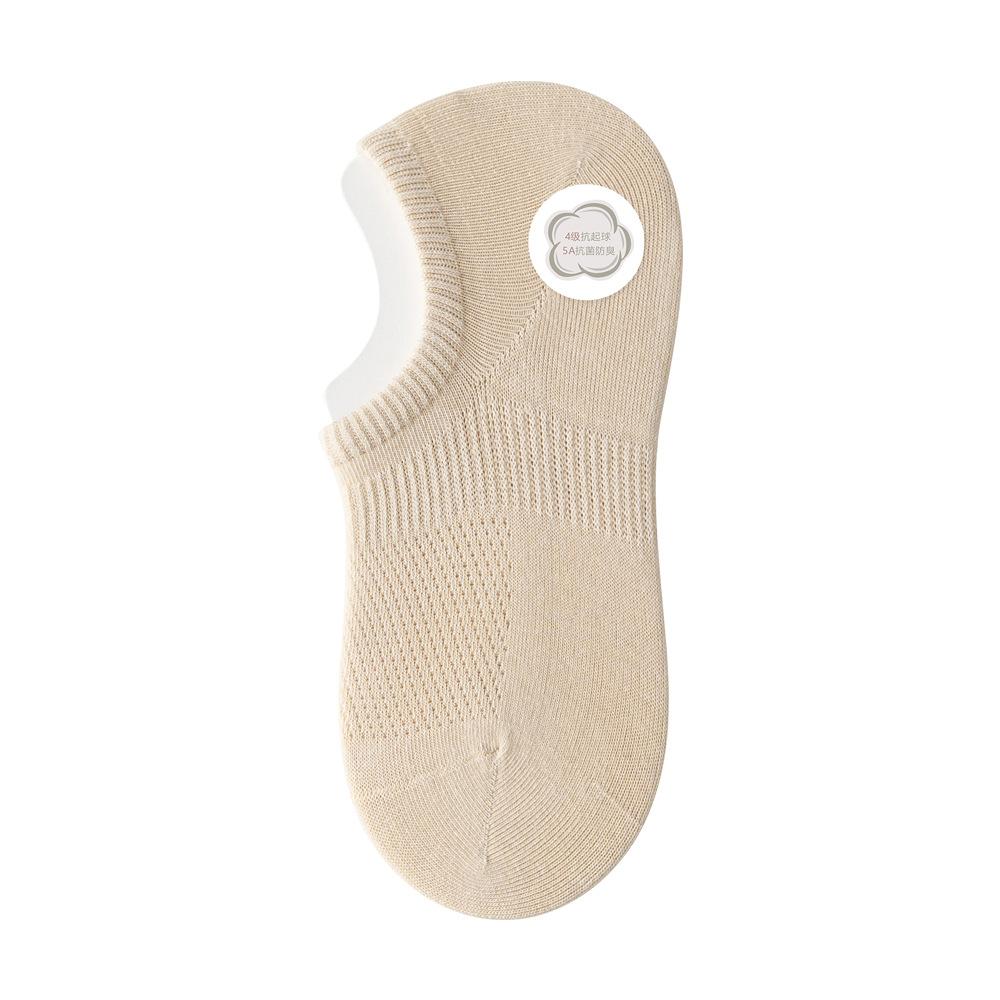 Female Spring and Summer New Cotton Mesh Breathable Anti Fall with The Boat Socks