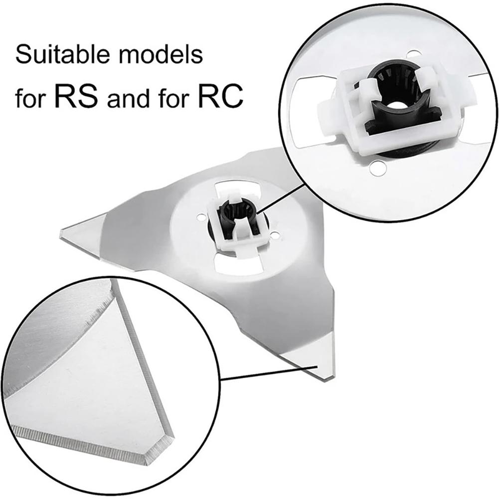 2pcs Lawn Robot Blade Stainless Steel Lawn Mover Machine Replacement Cutting Blades For Robomow RS RC Automatic Garden Tool Part