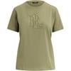 Polo Loose Fit Embroidered Logo Letter Short Sleeve Crew Neck Solid T-Shirt Women Tops WMLRKNISN820323