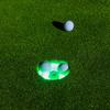 LED Golf Deliği Işığı Renkli U Şeklinde Golf Deliği Lambası Arka Bahçe Putting Green Parlayan Lamba Gece Golf Yeşili Eğitmen Aksesuarları Golf Partisi için