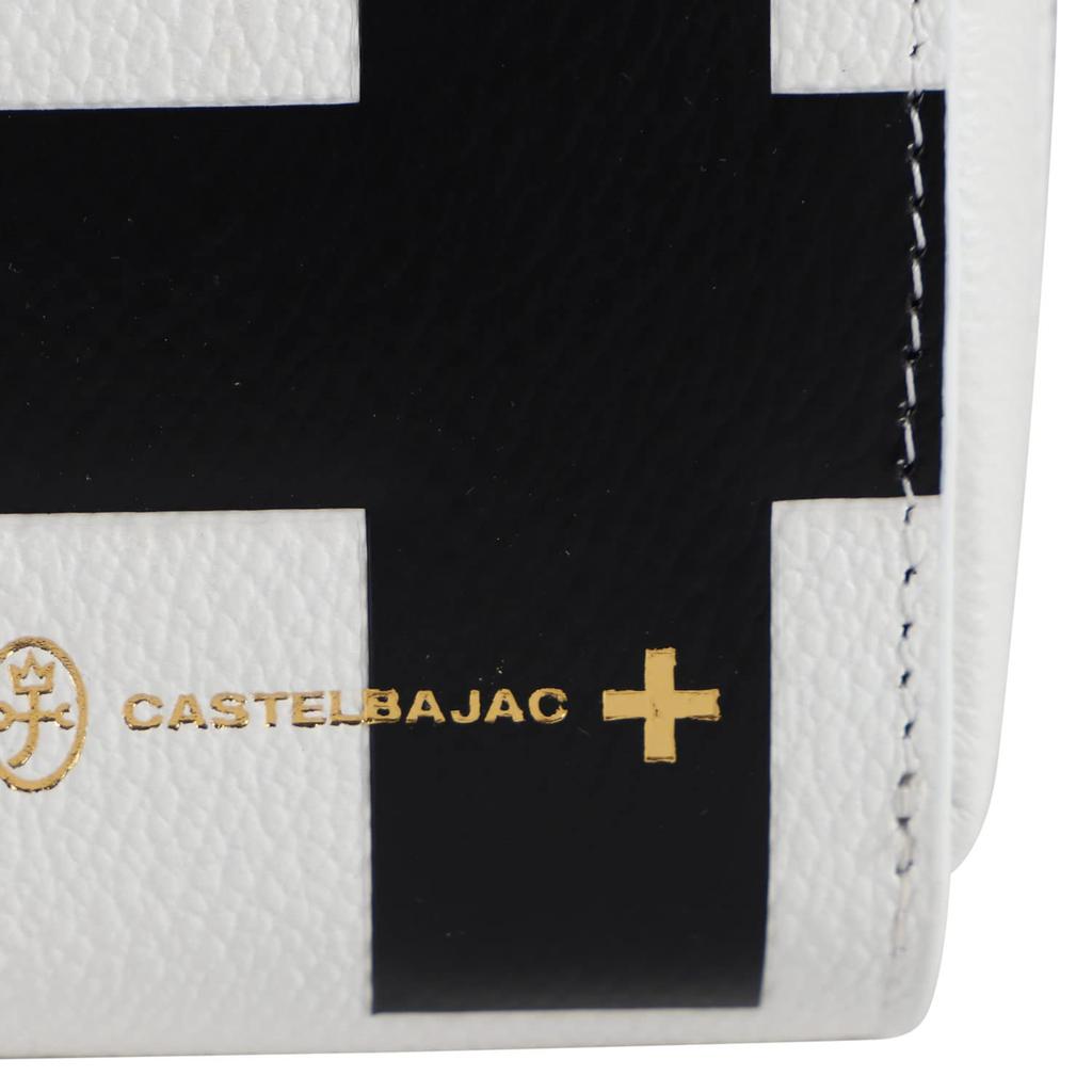 Round Zipper Long Wallet with Coin Purse Nezel 081603 Black [Castelbajac] (BLK)