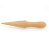 Eco-Freindly Natural Beech Wood Pizzelle Cone Roller Easy to Operate Housewares