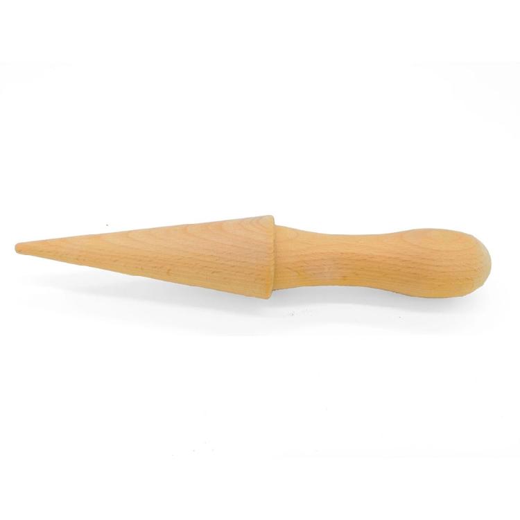 Eco-Freindly Natural Beech Wood Pizzelle Cone Roller Easy to Operate Housewares