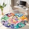 Cute Cartoon Theme Sailor Moon Tsukino Usagi Cartoon Rug Multifunctional Household Anti-slip Decorative Door Mat, Outdoor Floor Mat, and Carpet Q12