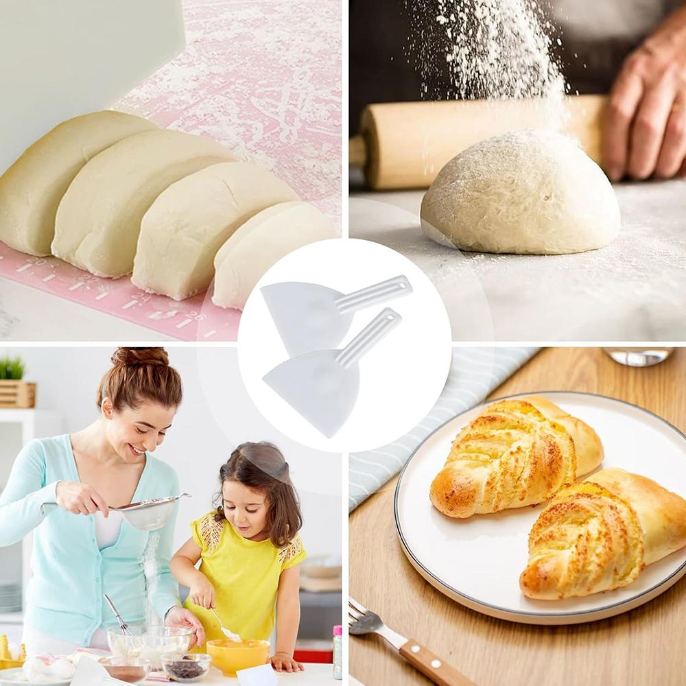 2pcs Dough Spatula Flexible Pizza Spatula with Hanging Holes