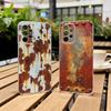 Industrieller Stil Retro Rostig Handyhülle Für Samsung S25,S24,S21,S22,S23,S30,Ultra,S20,Plus,Fe Transparente Hülle