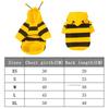 Dogs & Cats Bee Pet Puppy Coat Apparel Outfit Dog Hoodies Winter Warm Cat Cosplay Costume Holiday Outfit for Small Medium