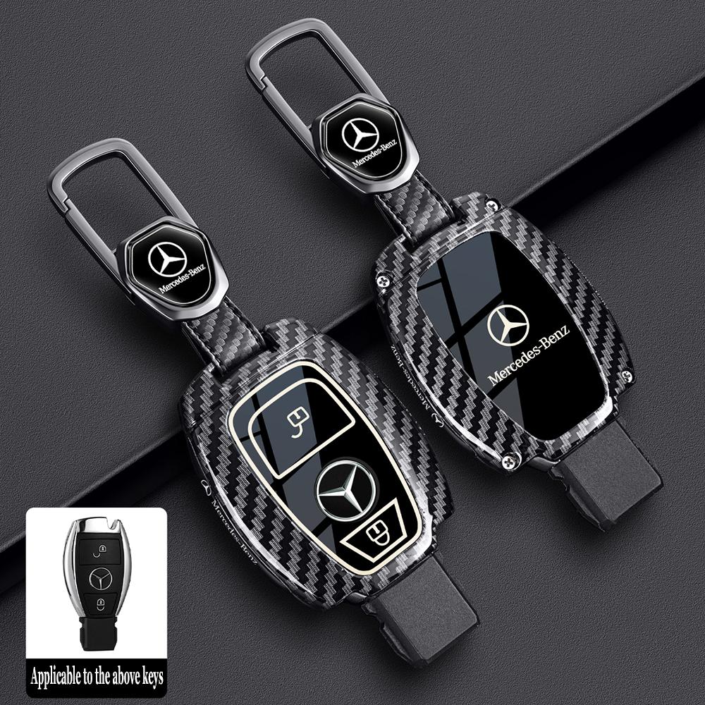 Ziny Alloy Car Smart Key Case Cover Shell Fob Accessories For Mercedes Benz A B C S Class AMG GLA CLA GLC W176 W221 W204 W205