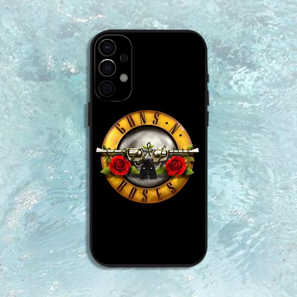Band G-Guns N Roses Phone Case For Samsung S25,S24,S21,S22,S23,S30,Ultra,S20,Plus,Fe,Lite,Note,10,9,5G Black Cover