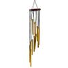 12 Tubes Wind Chime Living Room Metal Pipe Outdoor Pendant Silver Yard Balcony Bells Tubes Coffee Shop High Quality