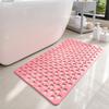 Bathroom Anti Slip Mat with Drainage Holes and Suction Cups Non Slip Floor Mat for Shower Tub and Bath Safety