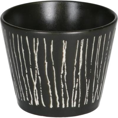 Mino Ware Soba Chokuchi Soba Chokuchi Puodelis Apytiksliai. 9cm Galima plauti indaplovėje Galima naudoti mikrobangų krosnelėje Horijukusa Juoda Pagaminta Japonijoje 132-1707