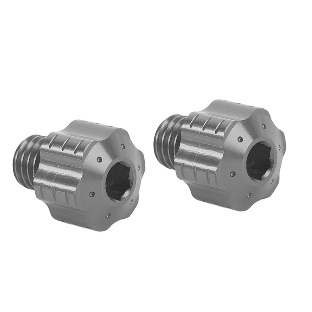 2PCS Motorcycle Mirror Adapter Screws 10mm Threaded CNC Aluminum Alloy Motorbike Rearview Mirror