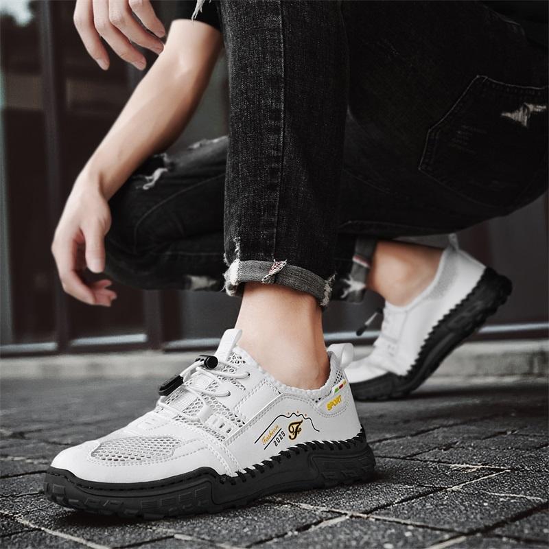 38-48 Men's Casual Sandals Breathable Mesh Shoes Lightweight Running Sneakers
