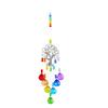 Colorful Crystal Wind Chime Beautiful Garden Jewelry Pendan Decor Suitable for Window Home Car Party Wedding Decoration