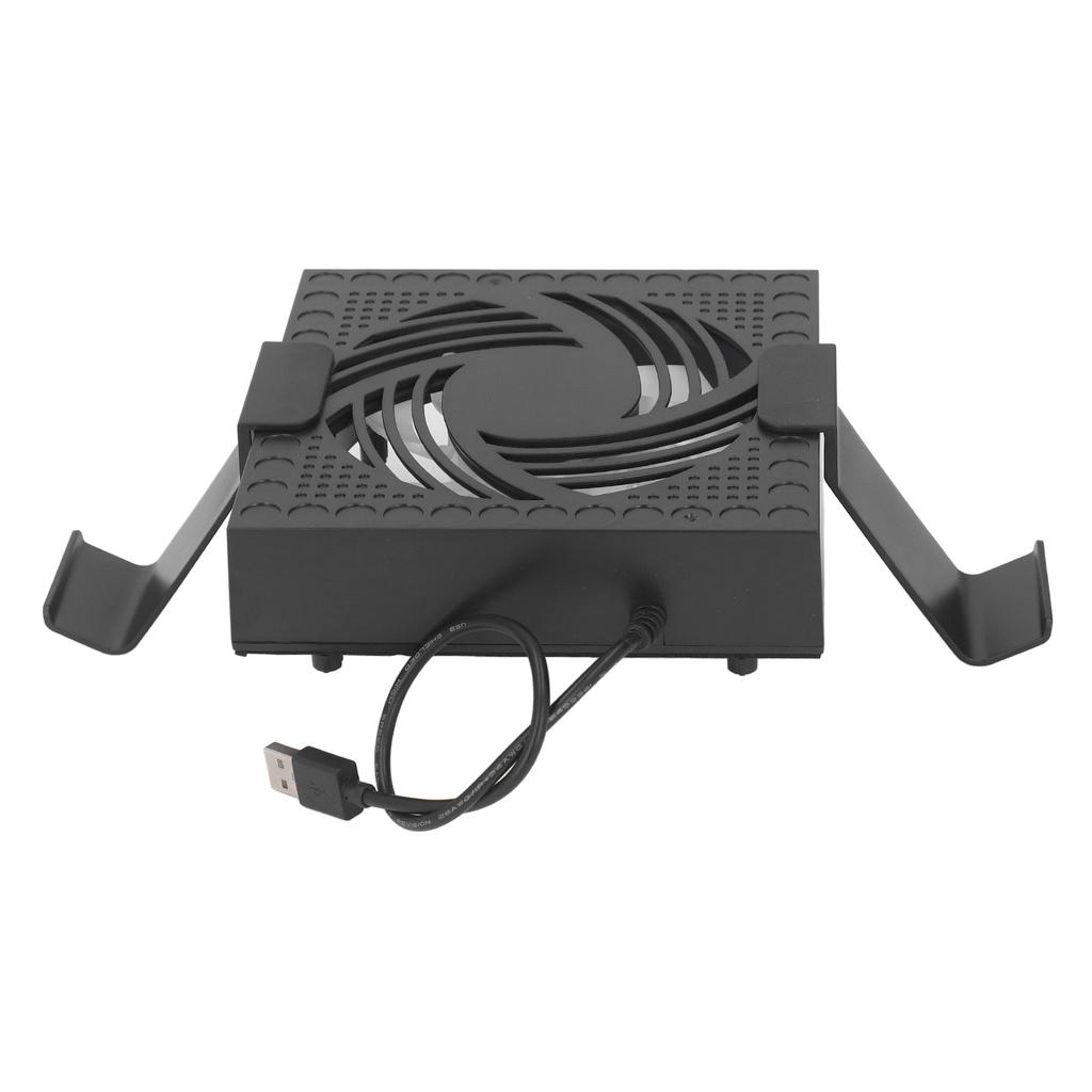 Automatic Cooling Fan RGB Colorful Light 4 Speed Console Cooling Fan for Xbox Series X XSX Black