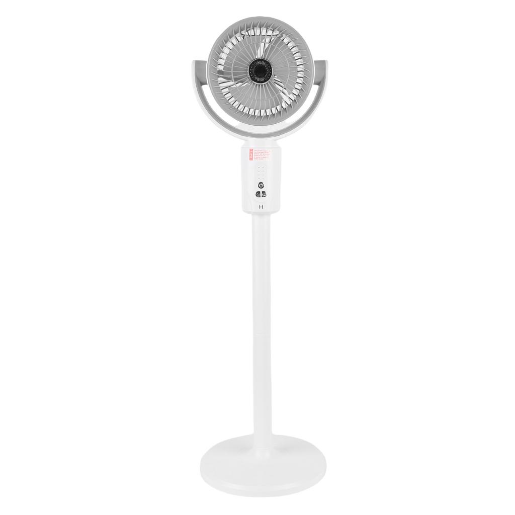 Standing Fan 180 Degree Manual Vertical Oscillating Fan Quiet Floor Fan with Remote Adjustable Height 5 Speeds 8H Timer