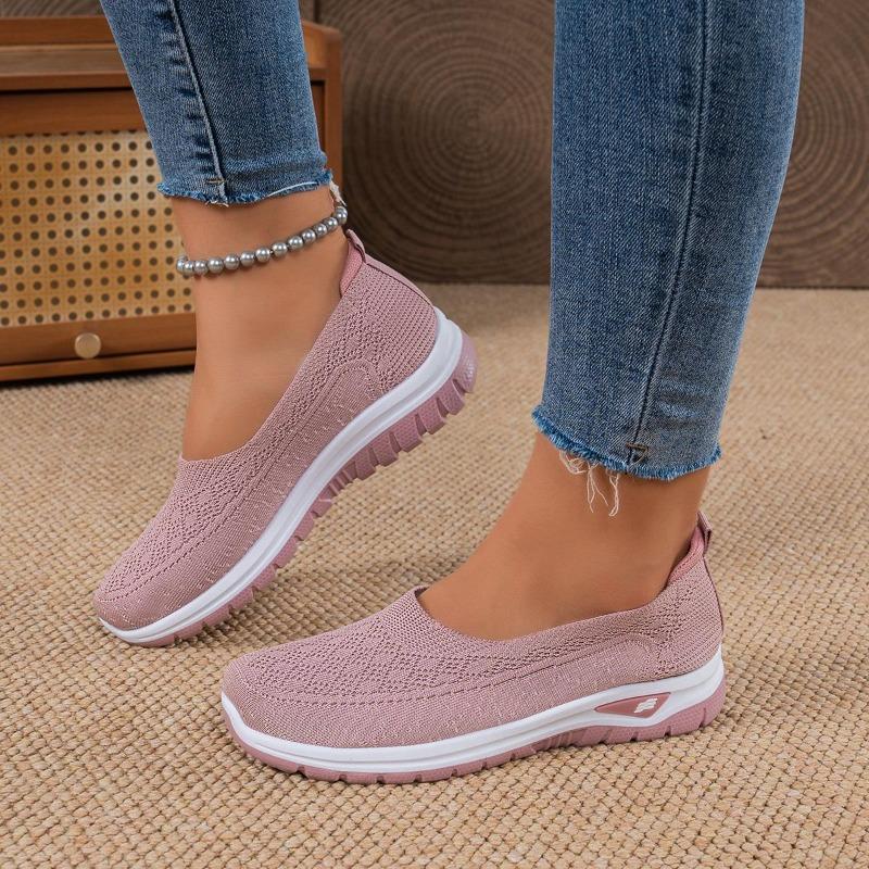 Women's Casual Shoes, Flat Outdoor Lightweight Walking Women's Shoes, Comfortable and Breathable Mesh Shoes