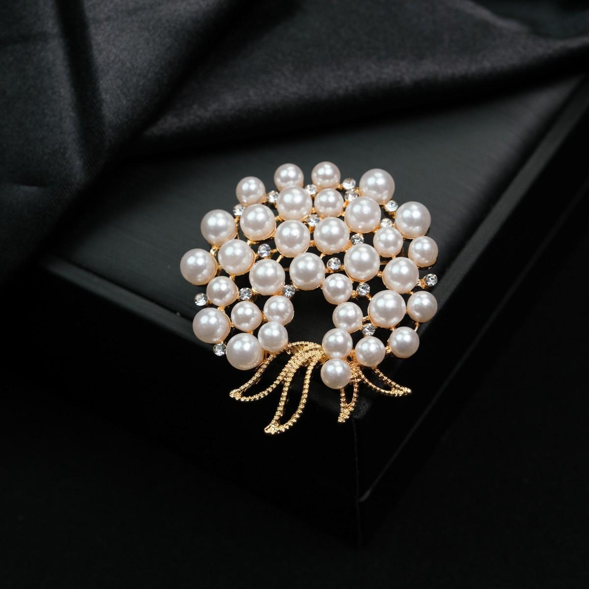 

Женская брошь и булавка для воротника в корейском стиле с бриллиантами - модный аксессуар для корсажа из сплава