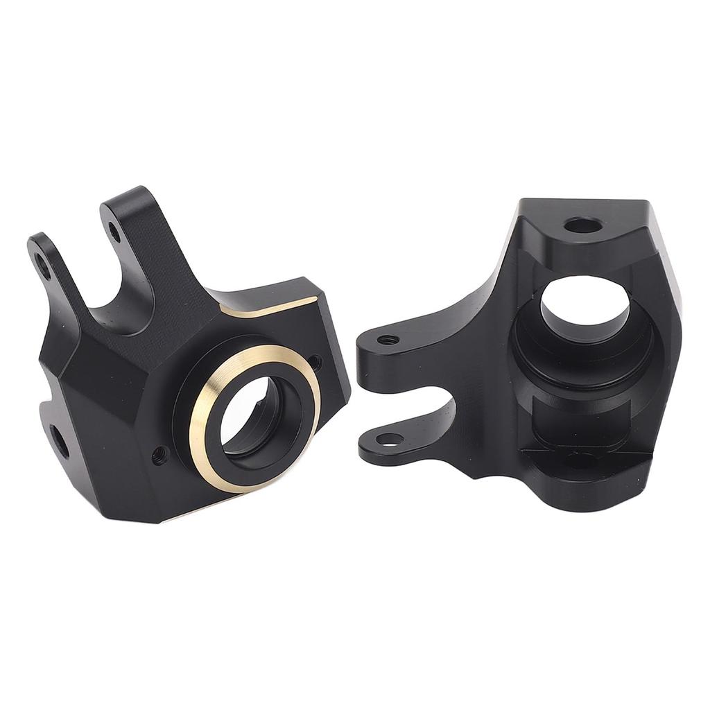2 Stück RC Vorderachsschenkel Schwarz Messing RC Vorderachsschenkel für SCX10 II AR44