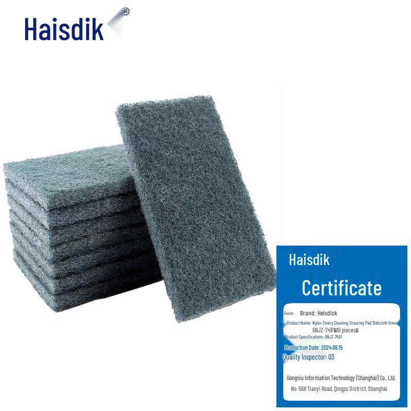 Heavy-Duty Nylon Emery Scouring Pads