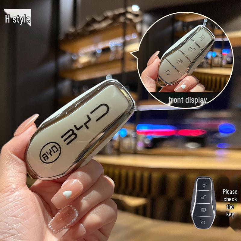 

BYD Protective Key Case for Dolphin, Han, Song, Qin DMI, Yuan Pro, Tang Models - New Design for Women