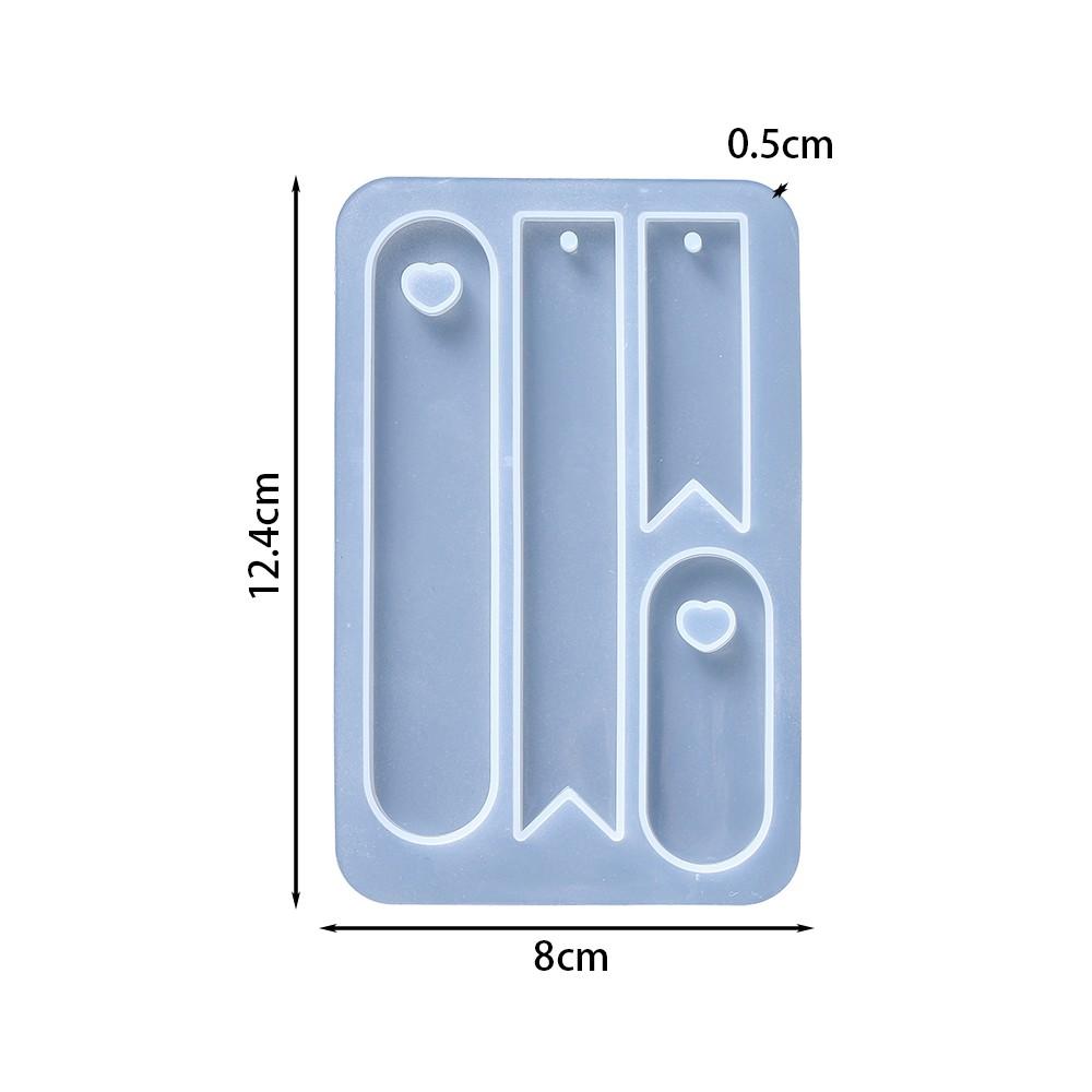 

Leaves Flower Bookmark Silicone Mold Wave Rectangle Bookmark Epoxy Resin Casting Molds for DIY Epoxy Resin Crafts Making Tools