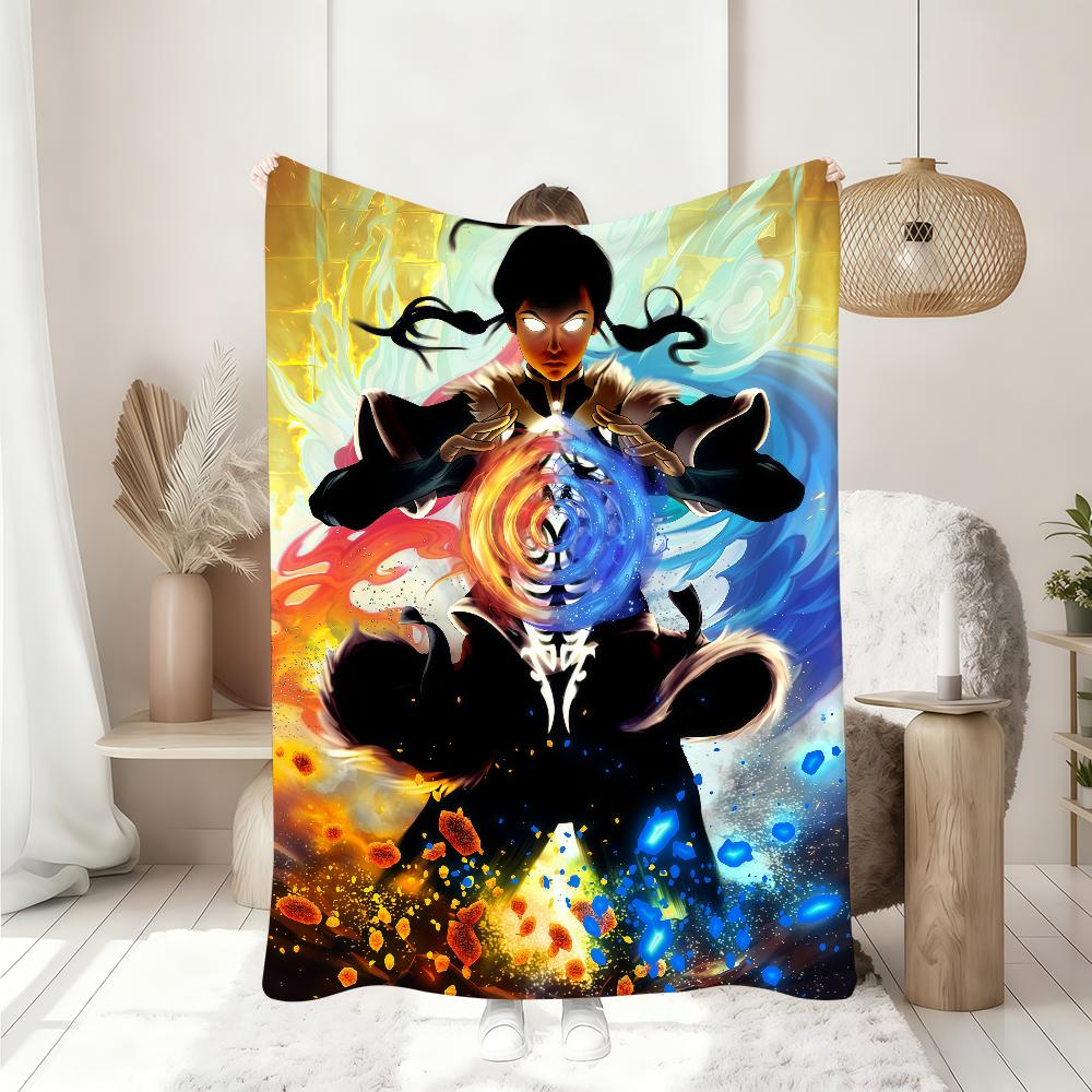 Cartoon A Avatar The L Legend of K Korra A Blanket Soft Throw Blanket for Home Bedroom Bed Sofa Picnic Travel Office BlanketGift