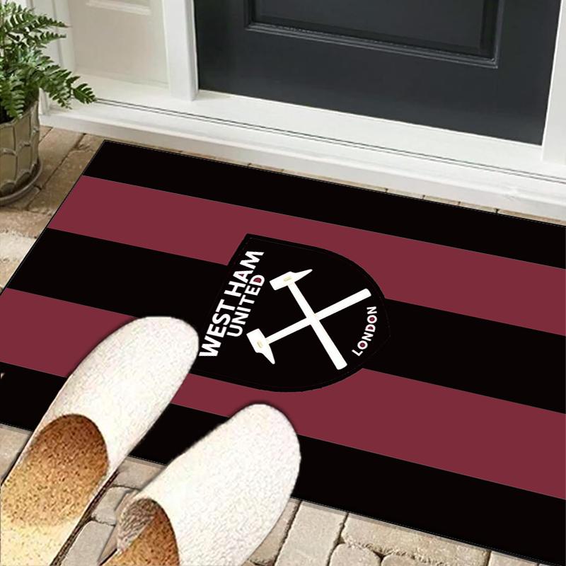 Football Club Emblem Office Rug Chair Mat, Game Carpet, Suitable for Front Door, Bedroom, Living Room, Desk, Holiday Gift