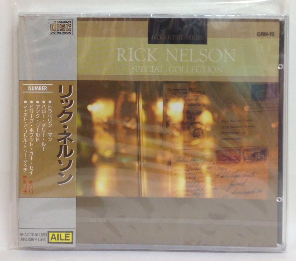 

CD SPECIAL COLLECTION - Rick Nelson GRN15 Japan ObiPop Used