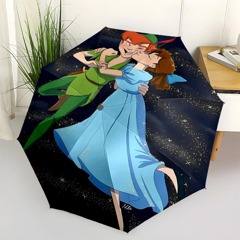 

Tinker bell Themed Travel Umbrella-8 Ribs Automatic Opening and Closing, Portable Folding Design, Compact and Stylish Umbrella Suitable for