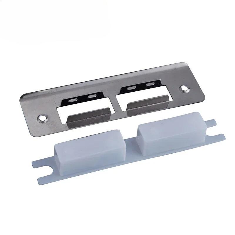 Door Lock Plate Clip Stainless Steel for Gate Home Bedroom Bathroom Door Hardware HA1021 H
