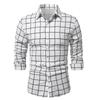 Polka Dot Star Printing  Dress Shirt for Men's Button Down Long Sleeve Casual Business Shirts
