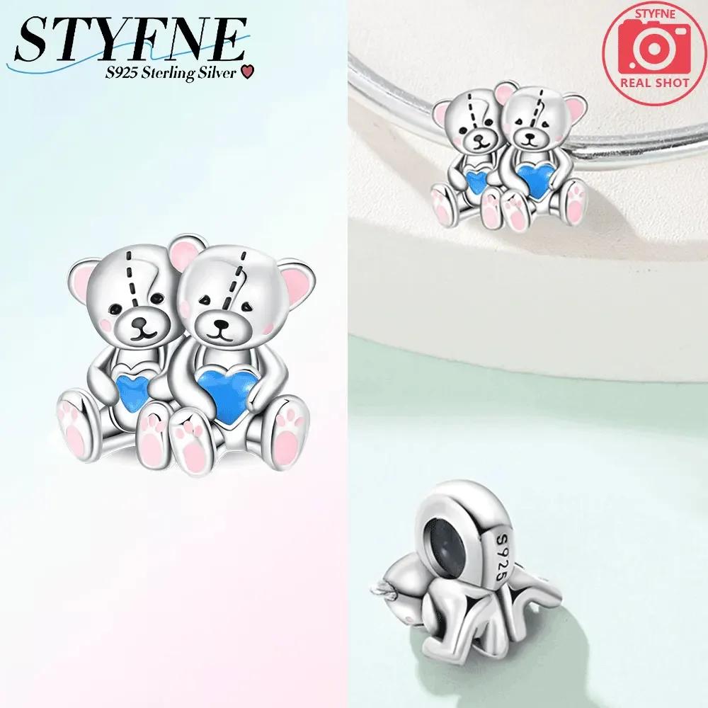 Anniversary Copper Butterfly Spider Couple Bears Heart Maple Leaf Clip Charm Beads Fit Bracelet Diy Women Original Jewelry