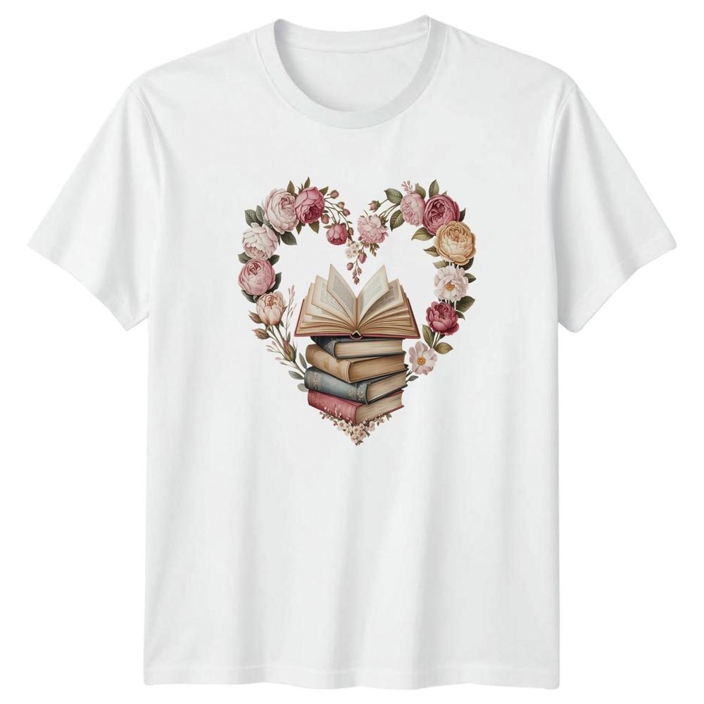 My Heart Is Full Of Books TShirt Book Lover Reading Birthday Gift S