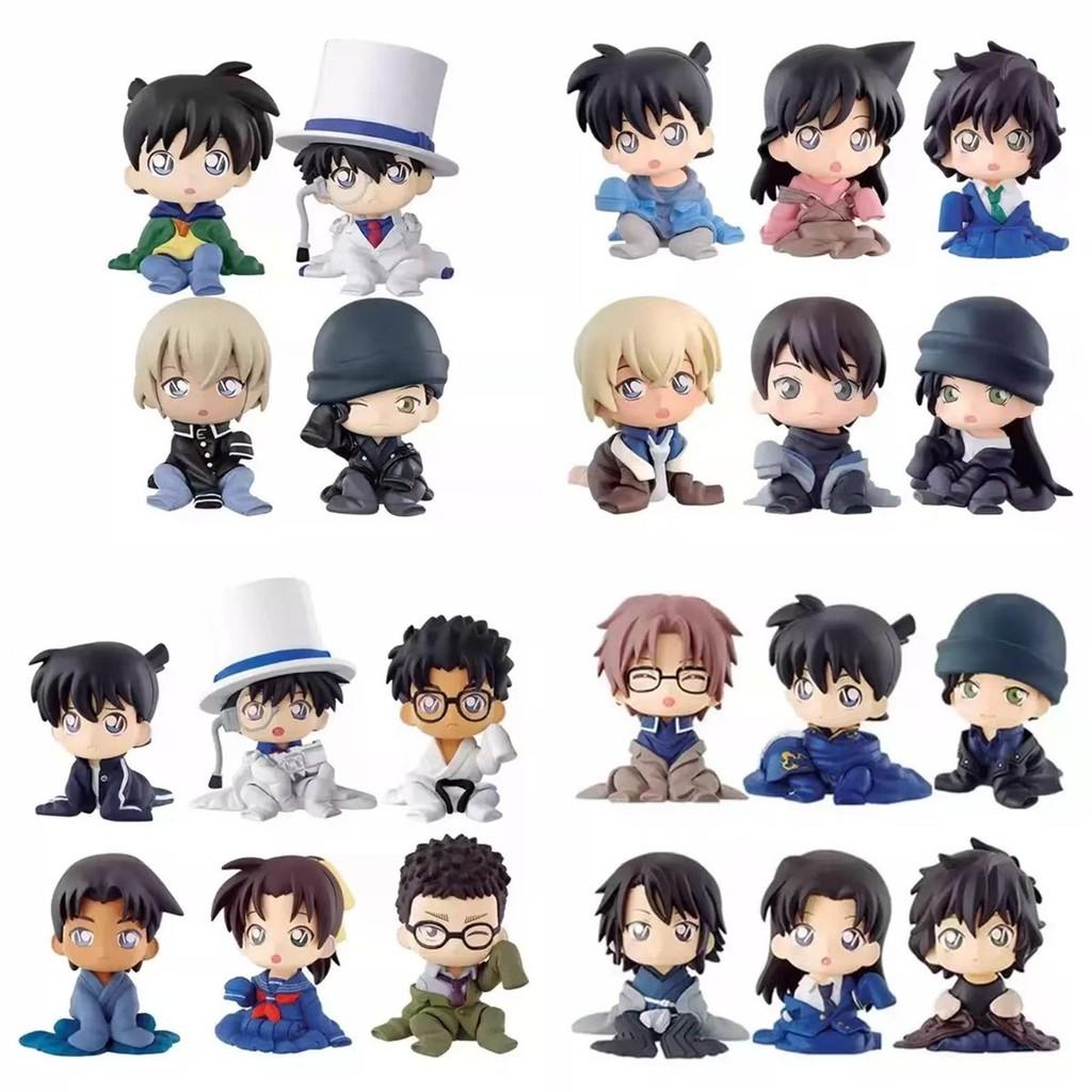 Conan Detective Mouri Ran Kaito Jimmy Kudo Anime Character Ornament Model