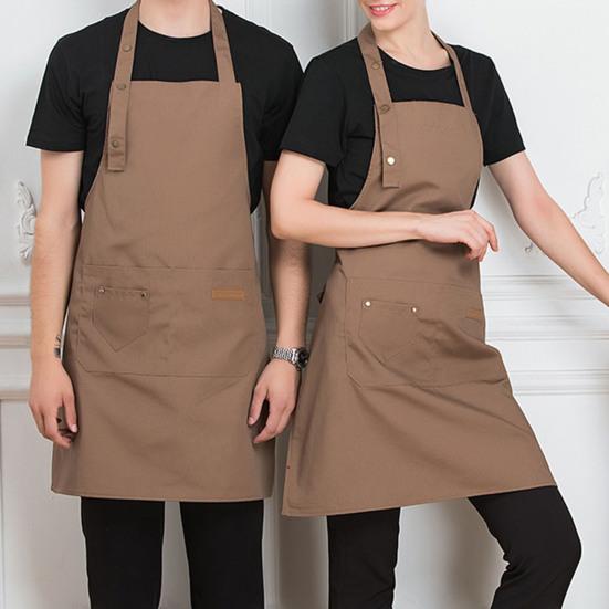 Cooking Apron Waist Tie Adjustable Women Men Chef Workwear Baking Apron Daily Use