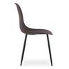 WAT chair coffee / black legs x 1