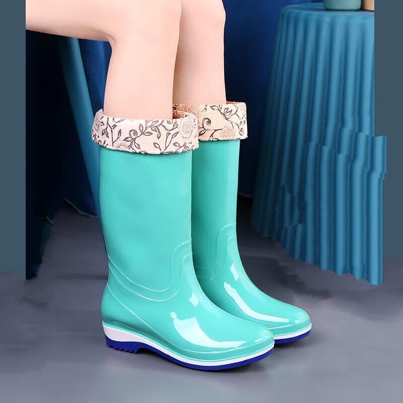 DAXTE Высокие Нескользящие Теплые Дождевики 36-41