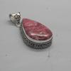 Flashy Ruby Ornamental Thulite 925 Sterling Silver Pendant Jewelry, Artisan Designer Handmade Pendant