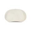VARZAR VA Curved Logo Easy Fit Newsboy Cap Cream