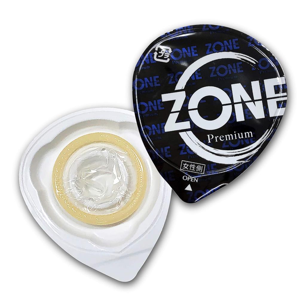 Overwhelming Liberation Premium Condoms Jelly for a Pleasure That Surpasses [ZONE] (5-pack) [Stealth Thinness]