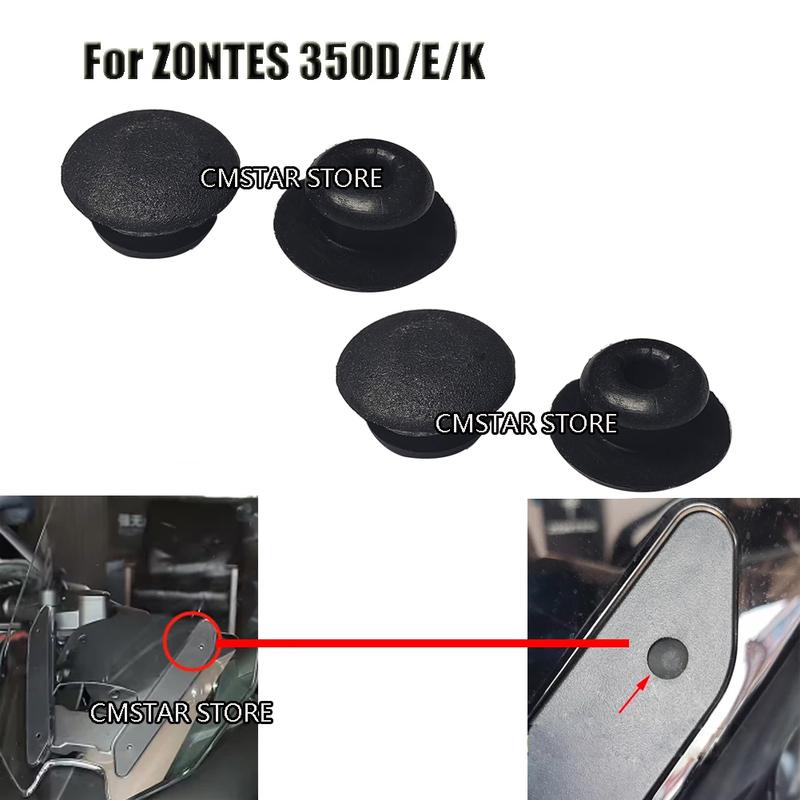 

4PCS For ZONTES 350D/E/K 350D 350E 350K 310M Windshield Decorative cover Windscreen Decorative Caps Wind Shiled Screw Buckle