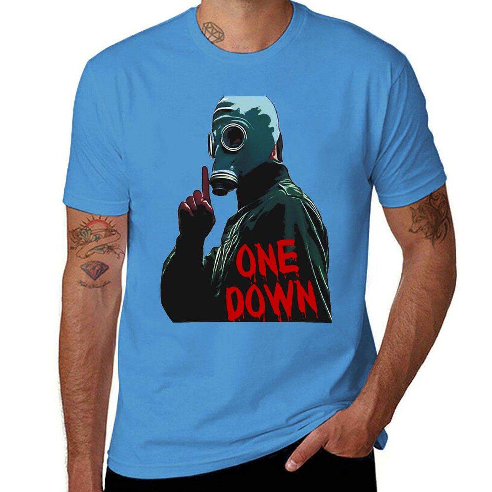 One Down T Shirt - Dead Mans Shoes Style T-Shirt sports fans boys whites designer t shirt men S