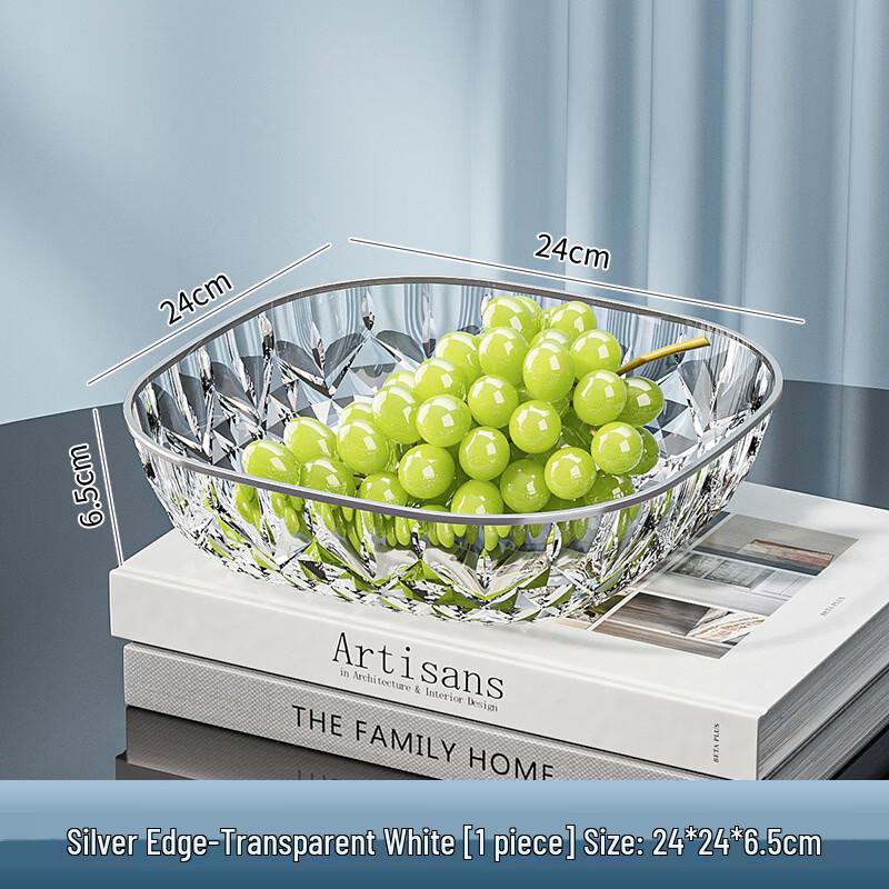 Abay Plastic Diamond Square Snack Fruit Basket