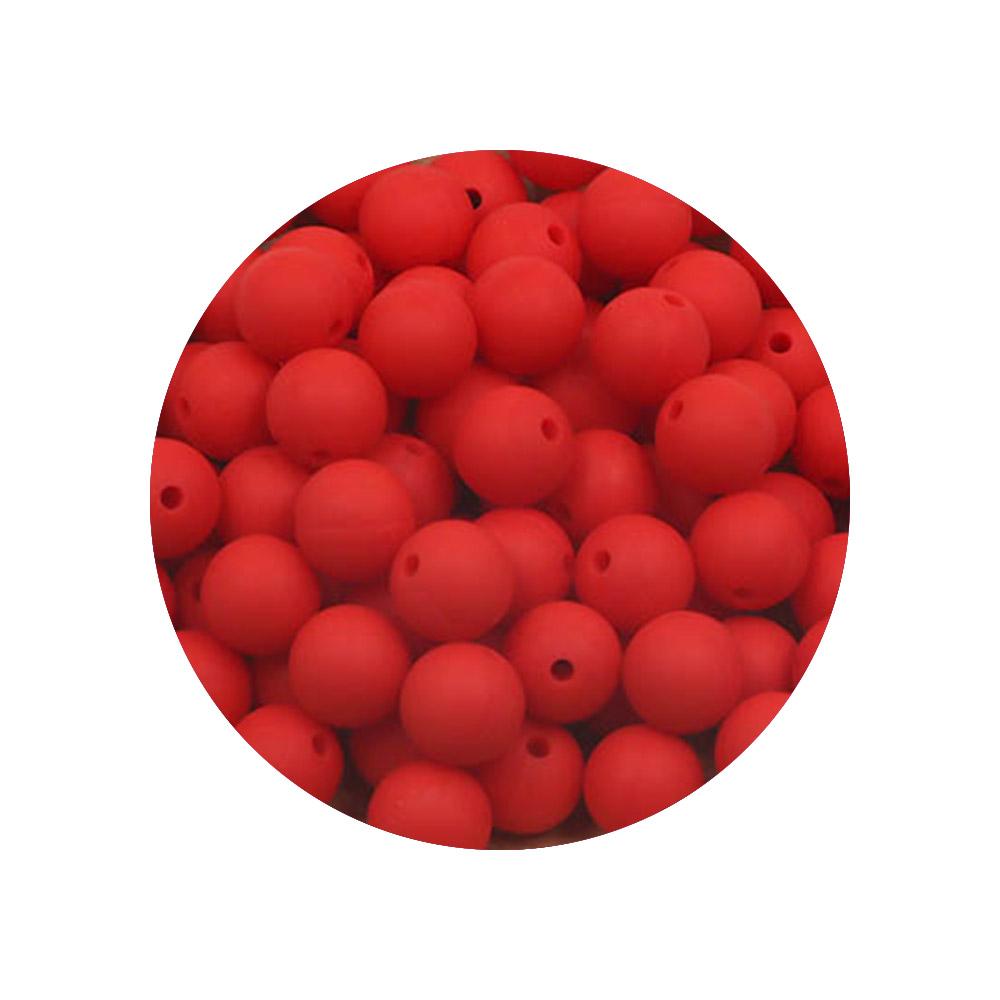 Kovict 9MM 40-80Pcs Round Silicone Bead 9MM Food Grade For Jewelry Making DIY Bracelet Pacifier Chain Accessories
