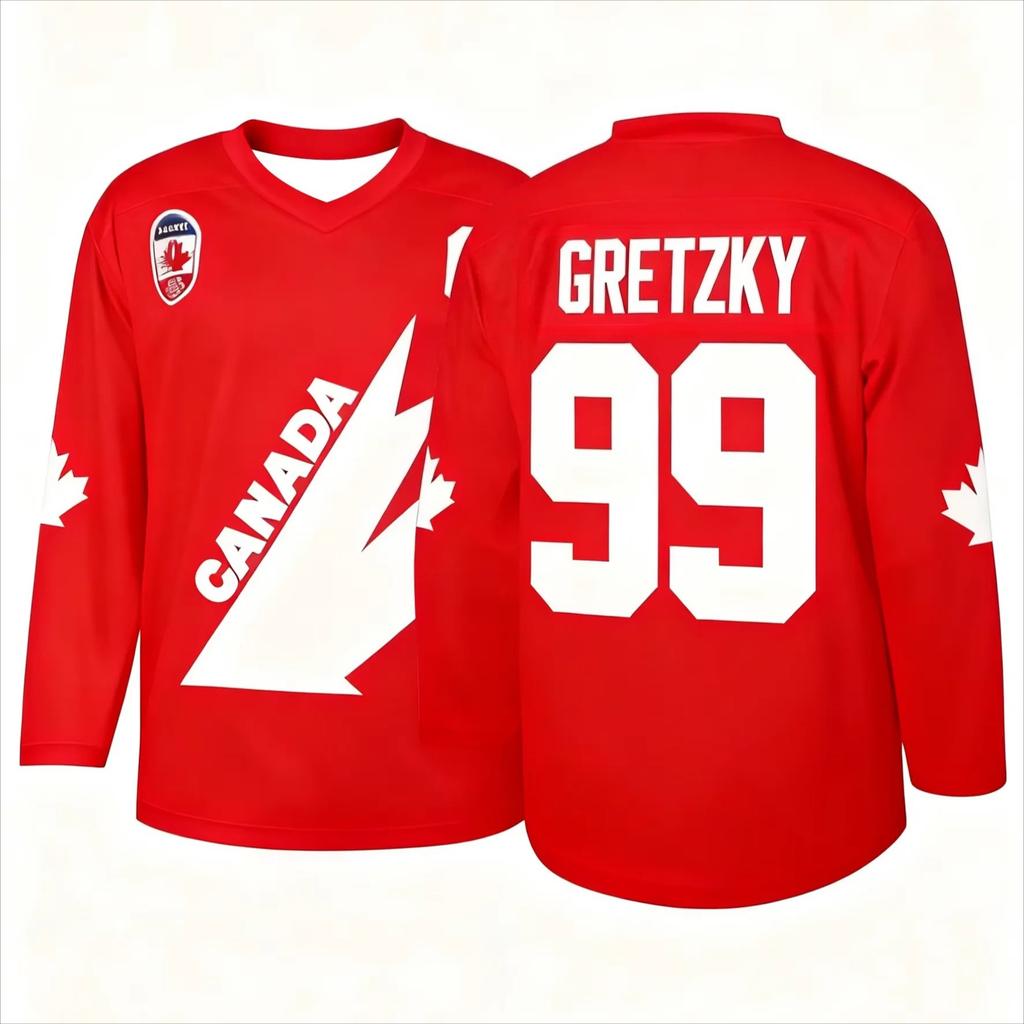 Hokejové oblečení Anaheim Ducks Conway #96 Tričko KANADA GRETZKY 99 Tričko PITTSBURGH CROSBY 87 Dres 3D Tištěný Ležérní Módní Dlouhý Rukáv