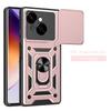 Luxury Slide Camera Lens Case For Tecno Spark Go 1/ Pop 9 4G Shockproof Bumper Cover vehicle-mounted Magnetic Kickstand Cover
