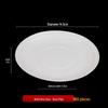 ZISIZ Rice Husk Disposable Round Plates